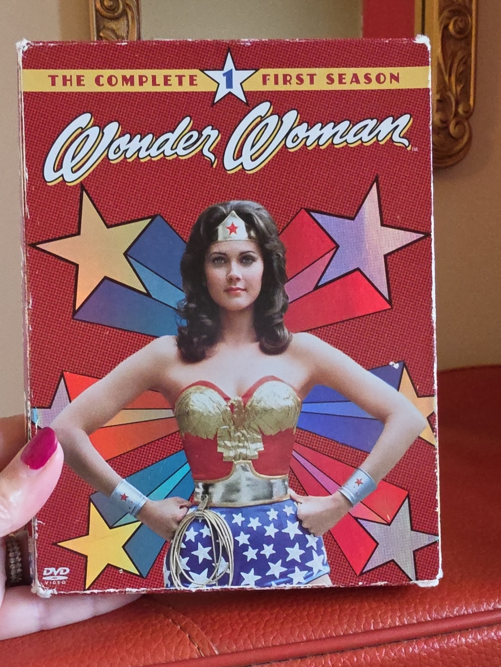 Vtg 2003 The Complete First Season - Red Collector DVD Box Wonder Woman